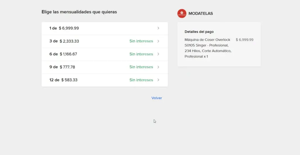 selecciona los msi y paga